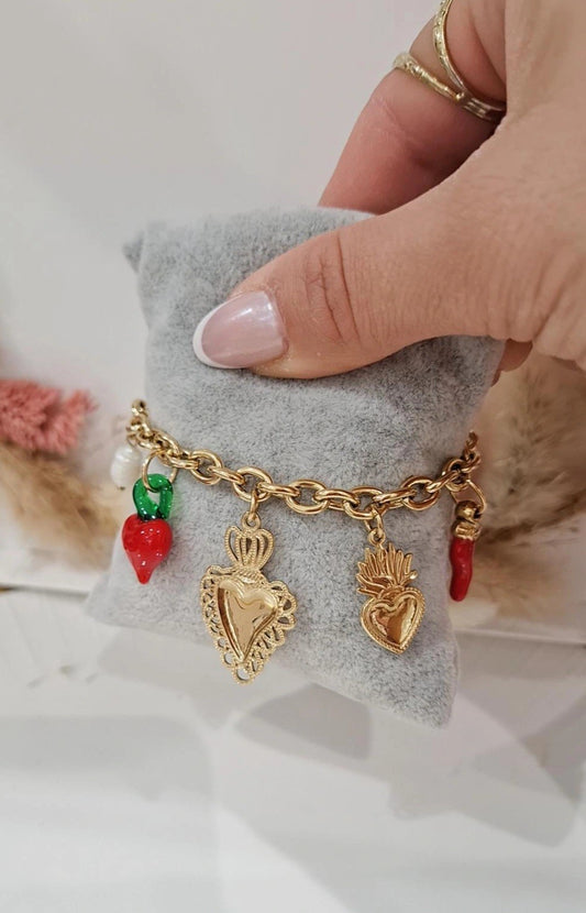 Bracciale Cuore Sacro