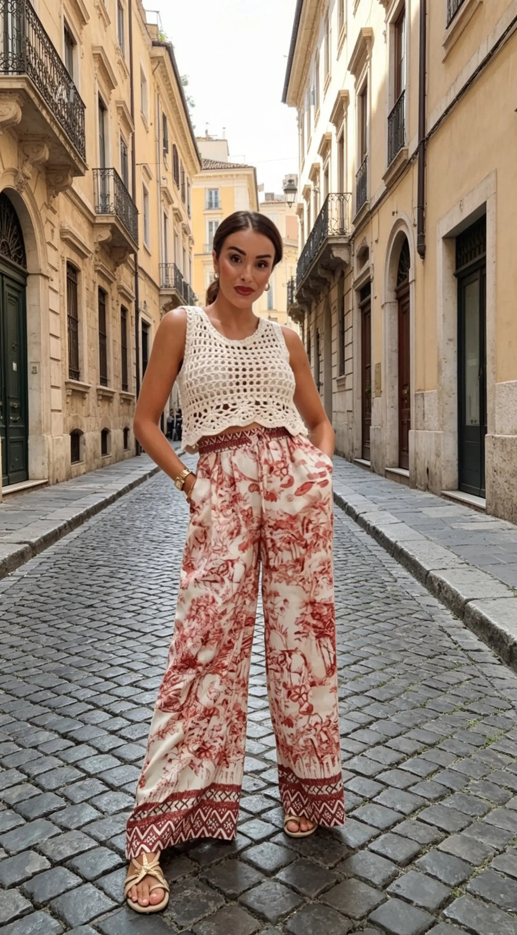 Pantaloni Fiore