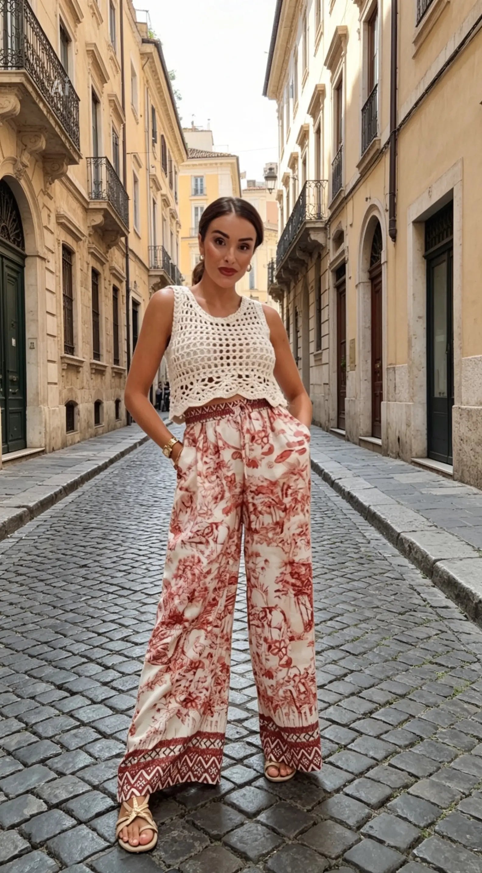 Pantaloni Fiore